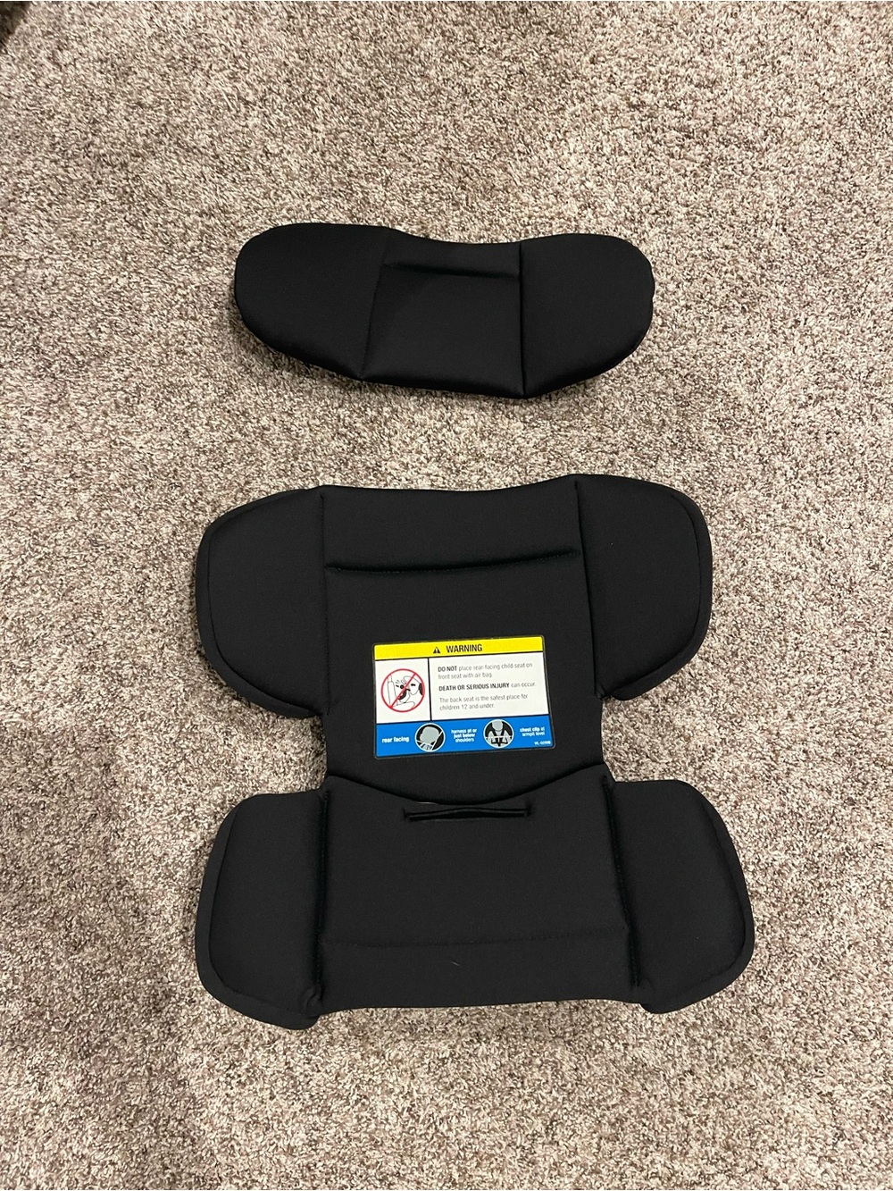 Nuna Black Rava Convertible Car Seat Set Infant Insert